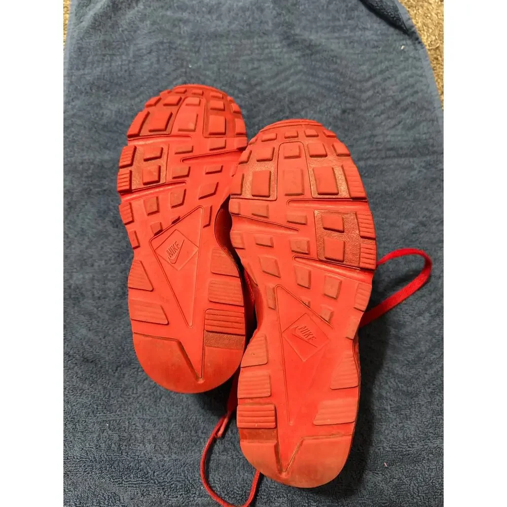 Nike Huarache Run (GS) University‎ Red Big Boy's Running Shoes 654275-600 Sz 4 Y